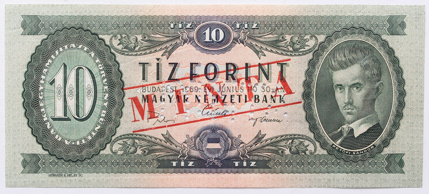 10 forint 1969 MINTA
