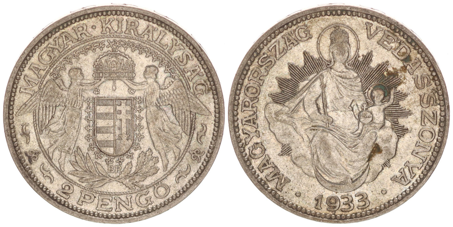 2 pengő 1933 BP