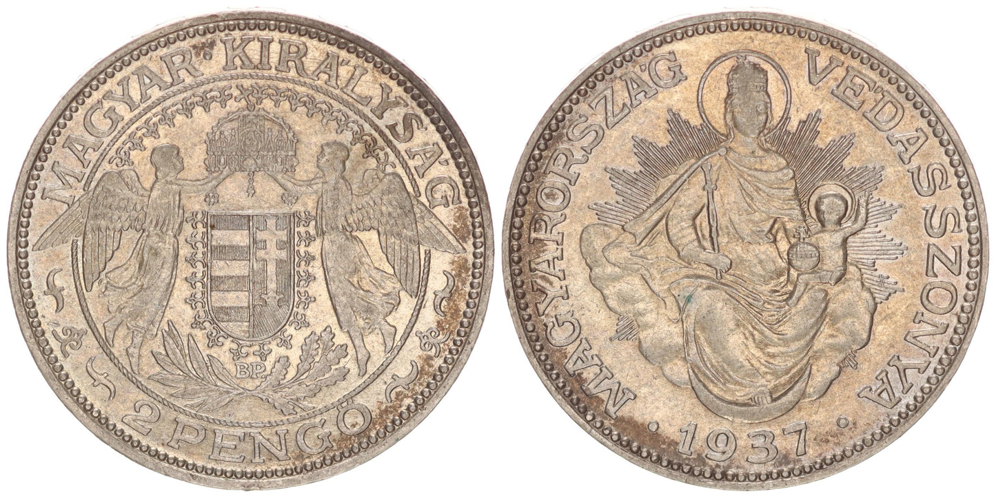 2 pengő 1937 BP