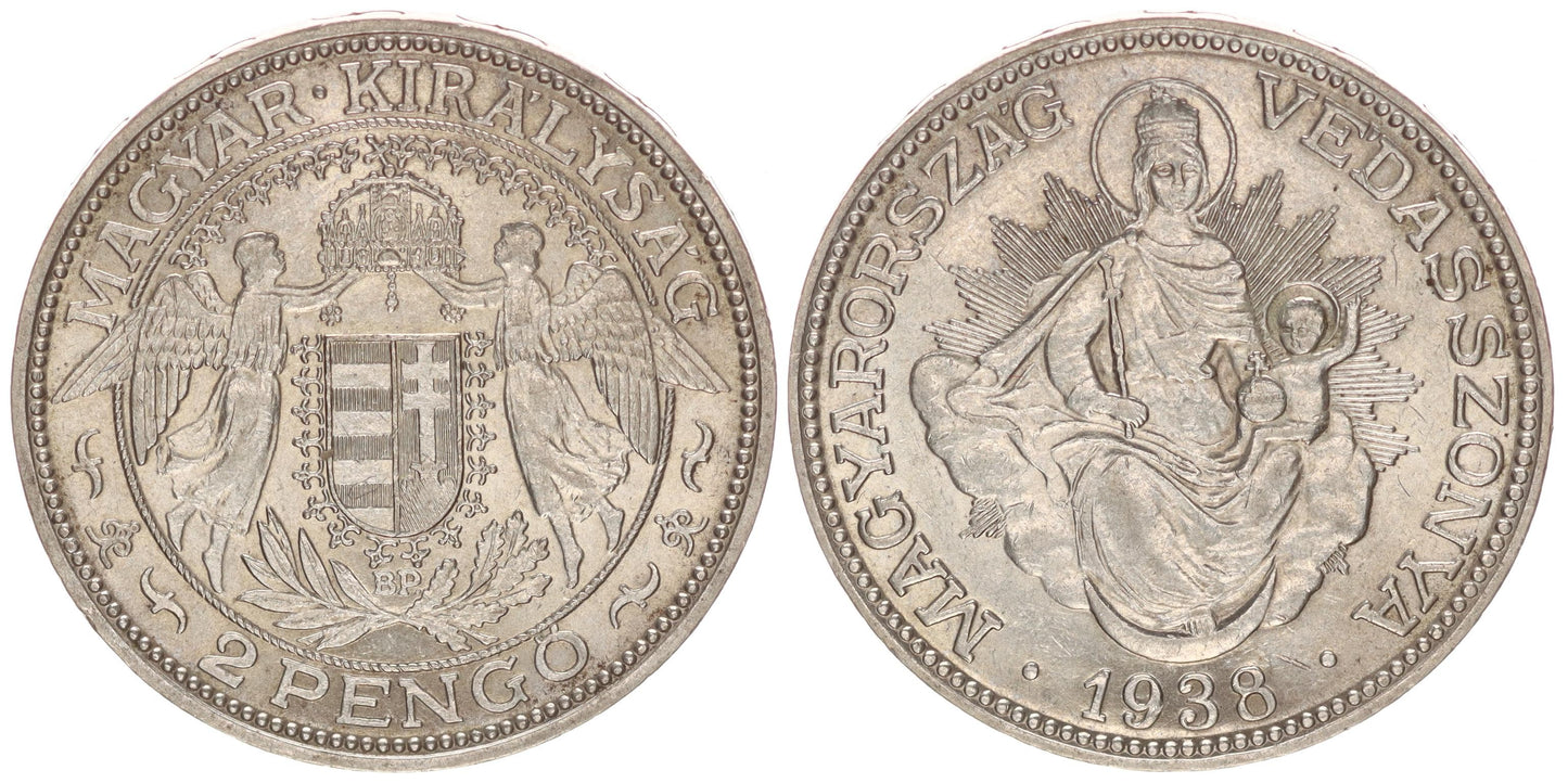 2 pengő 1938 BP