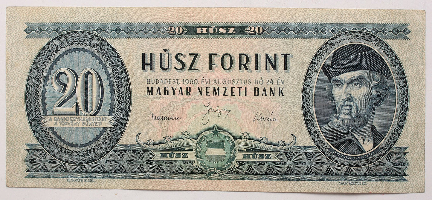 20 forint 1960