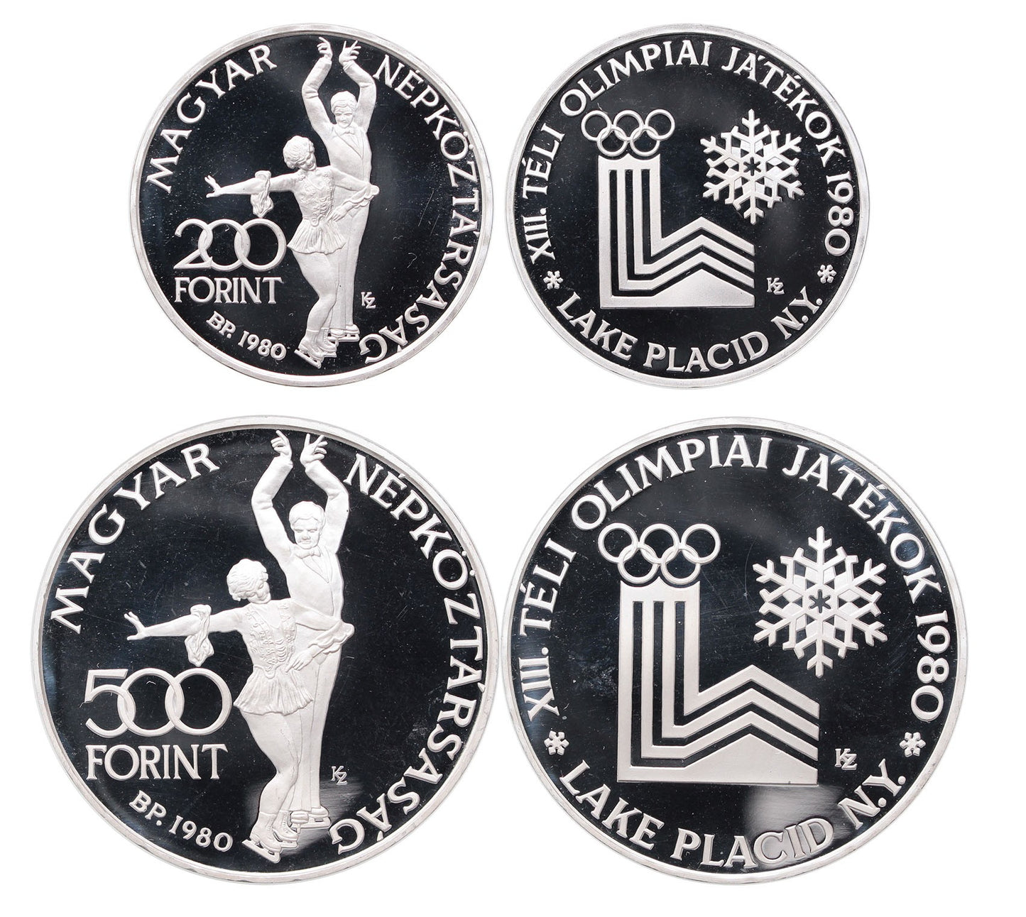 200-500 forint Lake Placid 1980 BP