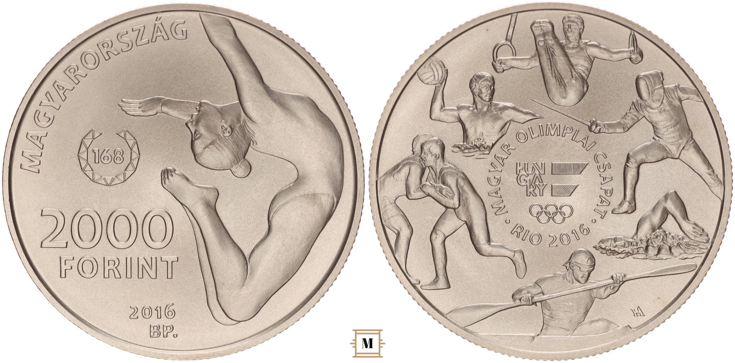 2000 forint XXXI. Nyári Olimpia - RIO 2016 BP