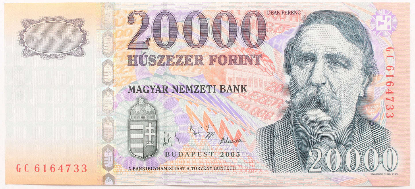 20000 forint 2005 GC