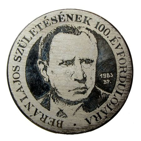 Pénzverő 1983 Berán Lajos emlékérem