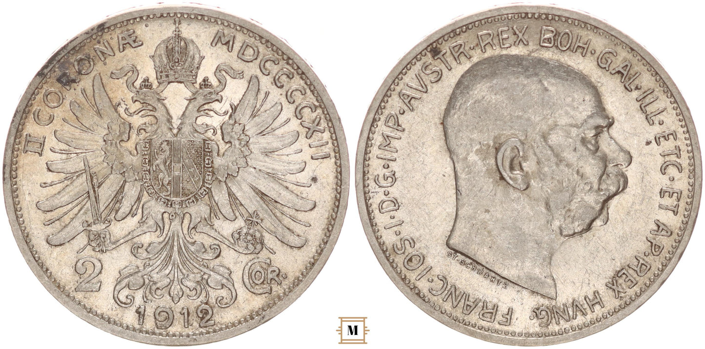 Ausztria 2 corona 1912