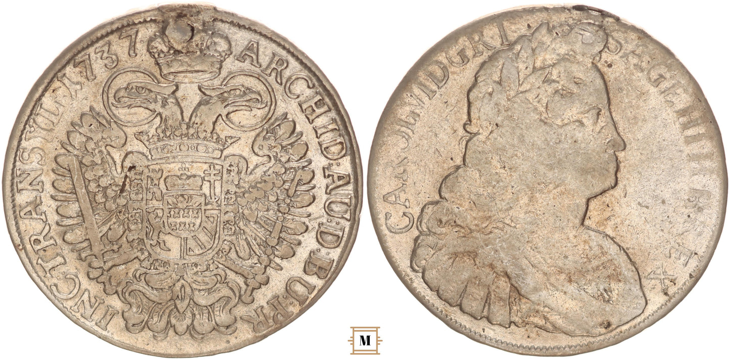 Erdély, III. Károly tallér 1737