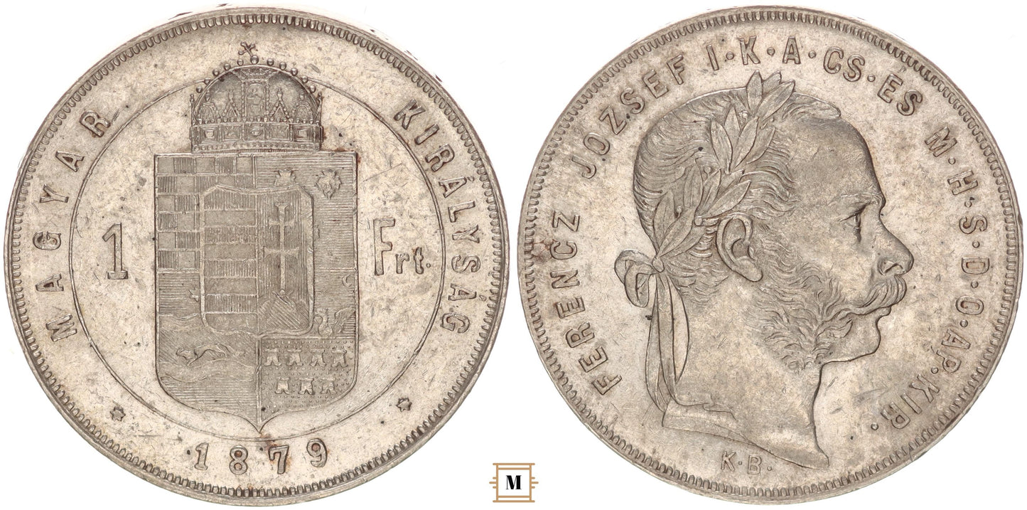 Ferenc József 1 forint 1879 KB