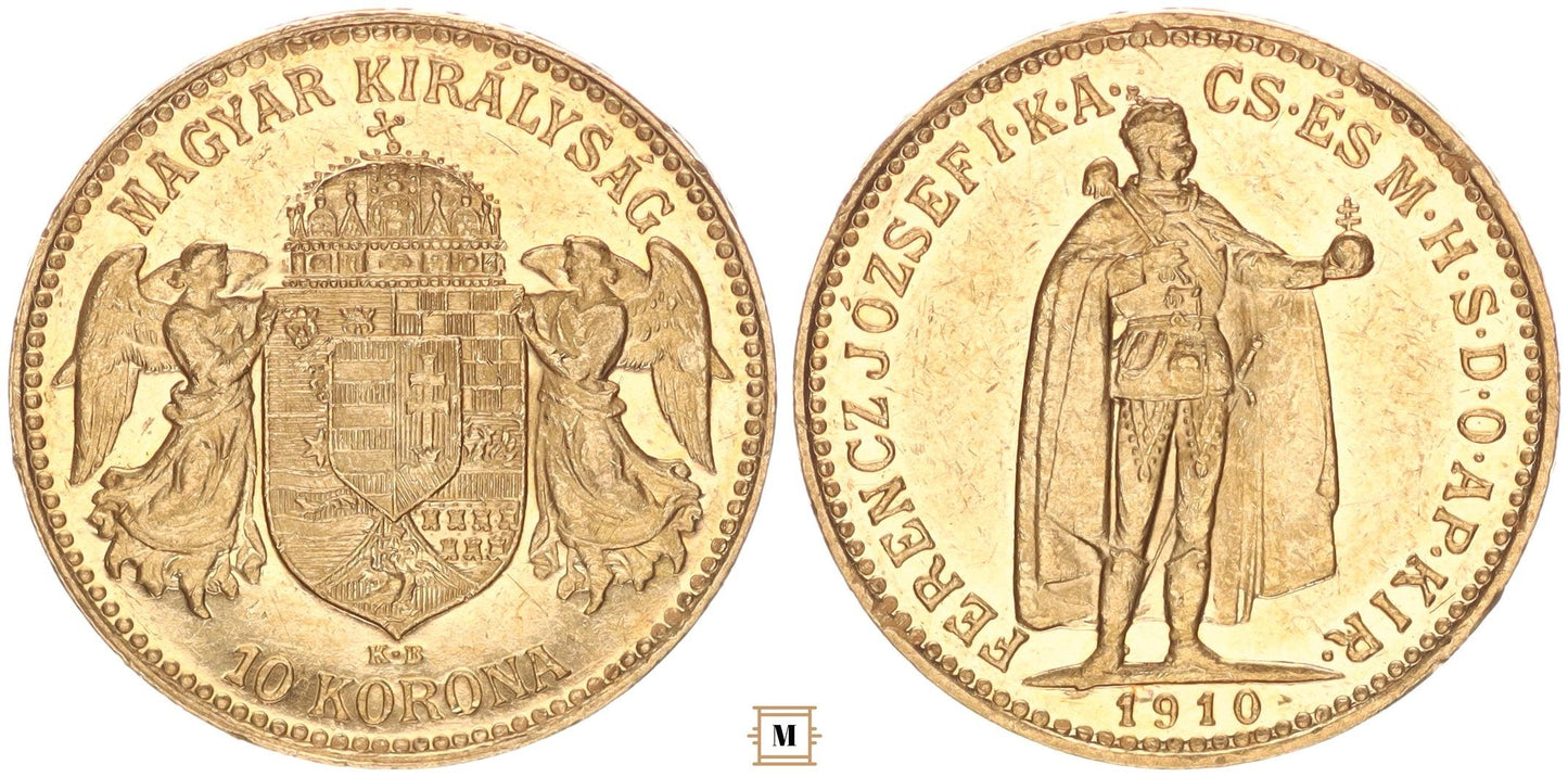 Ferenc József 10 korona 1910 KB