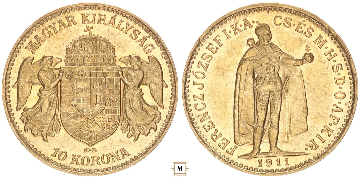 Ferenc József 10 korona 1911 KB