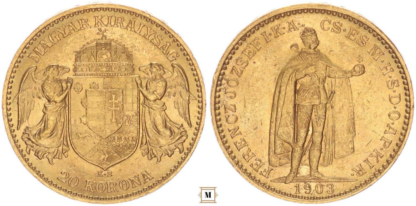 Ferenc József 20 korona 1903 KB