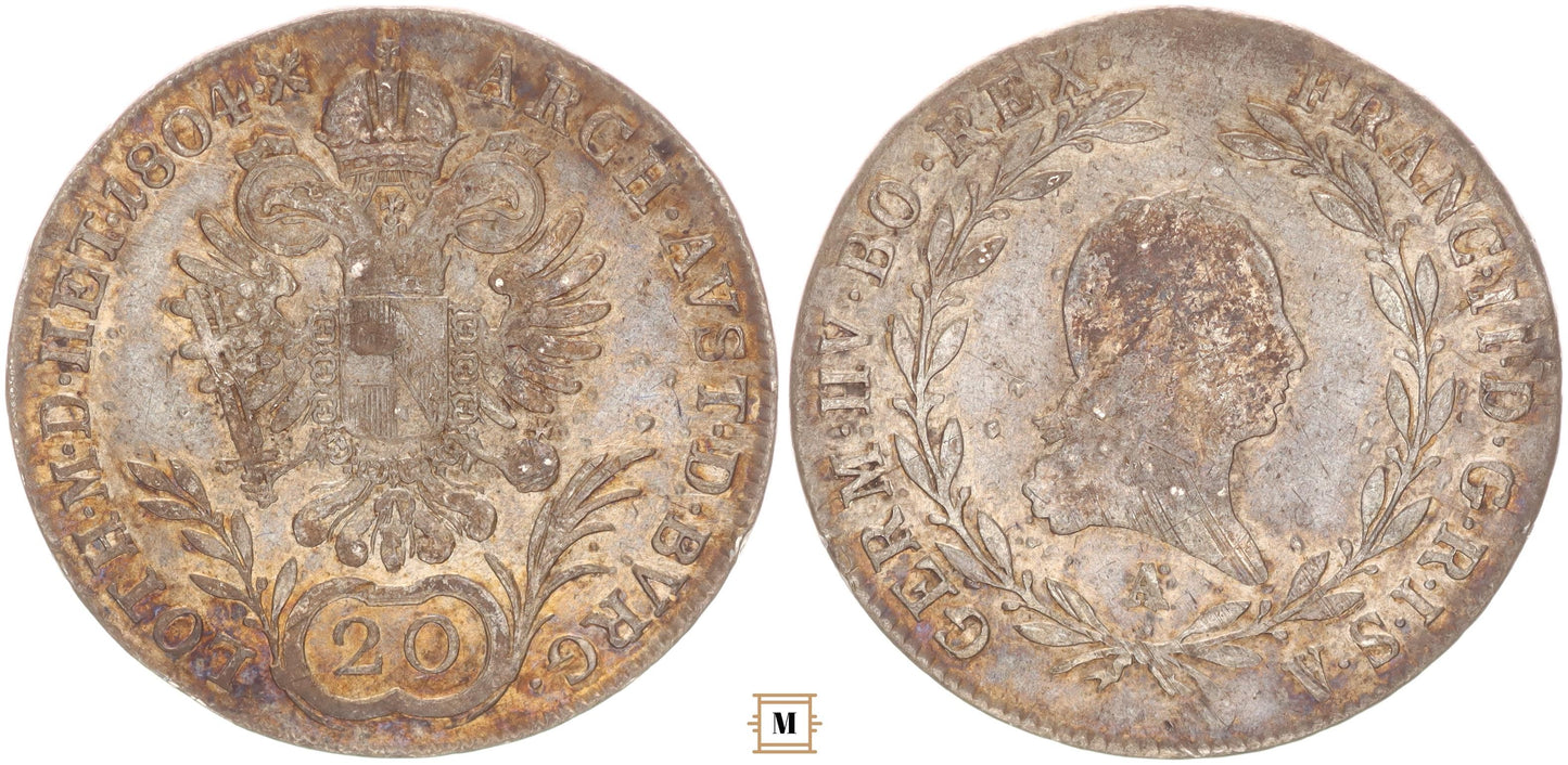 I. Ferenc 20 krajcár 1804 A