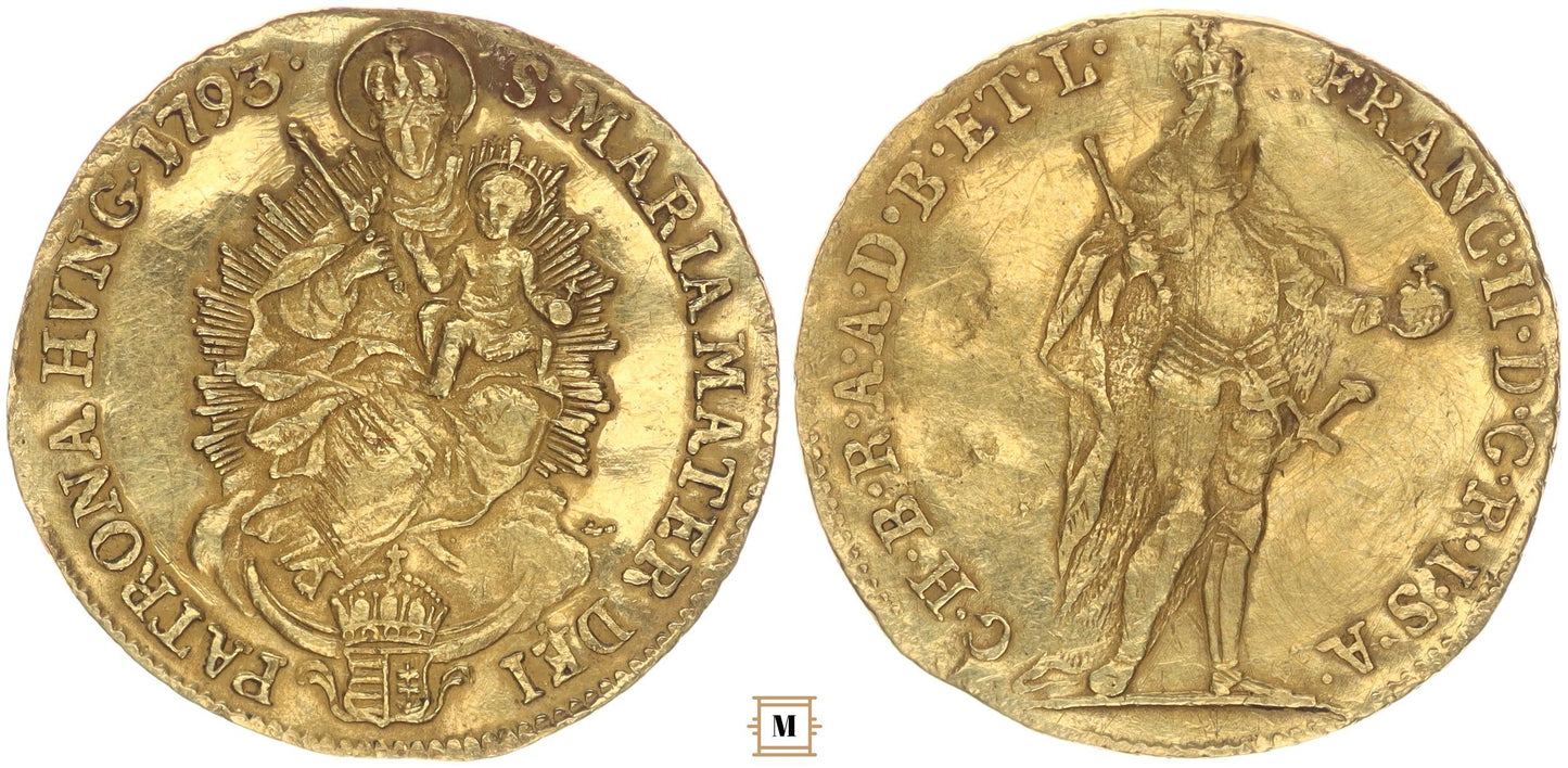 I. Ferenc dukát 1793 B