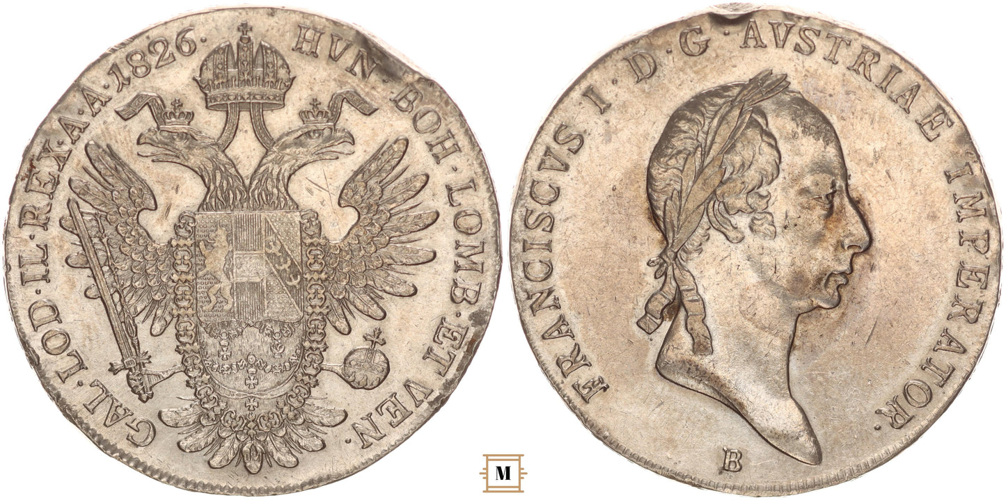 I. Ferenc tallér 1826 B