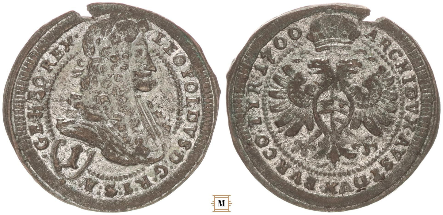 I. Lipót 1 krajcár 1700 Bécs