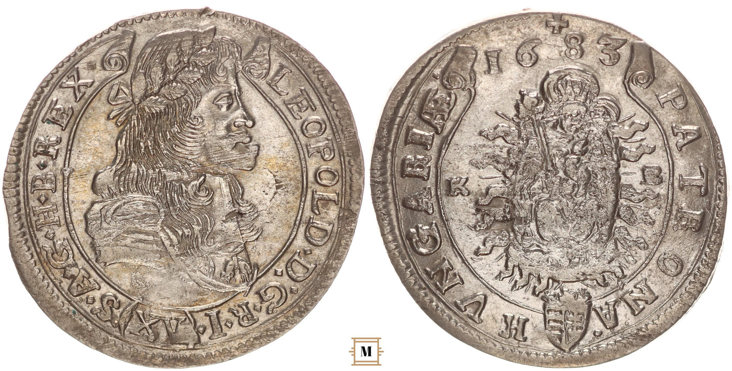 I. Lipót 15 krajcár 1683 KB