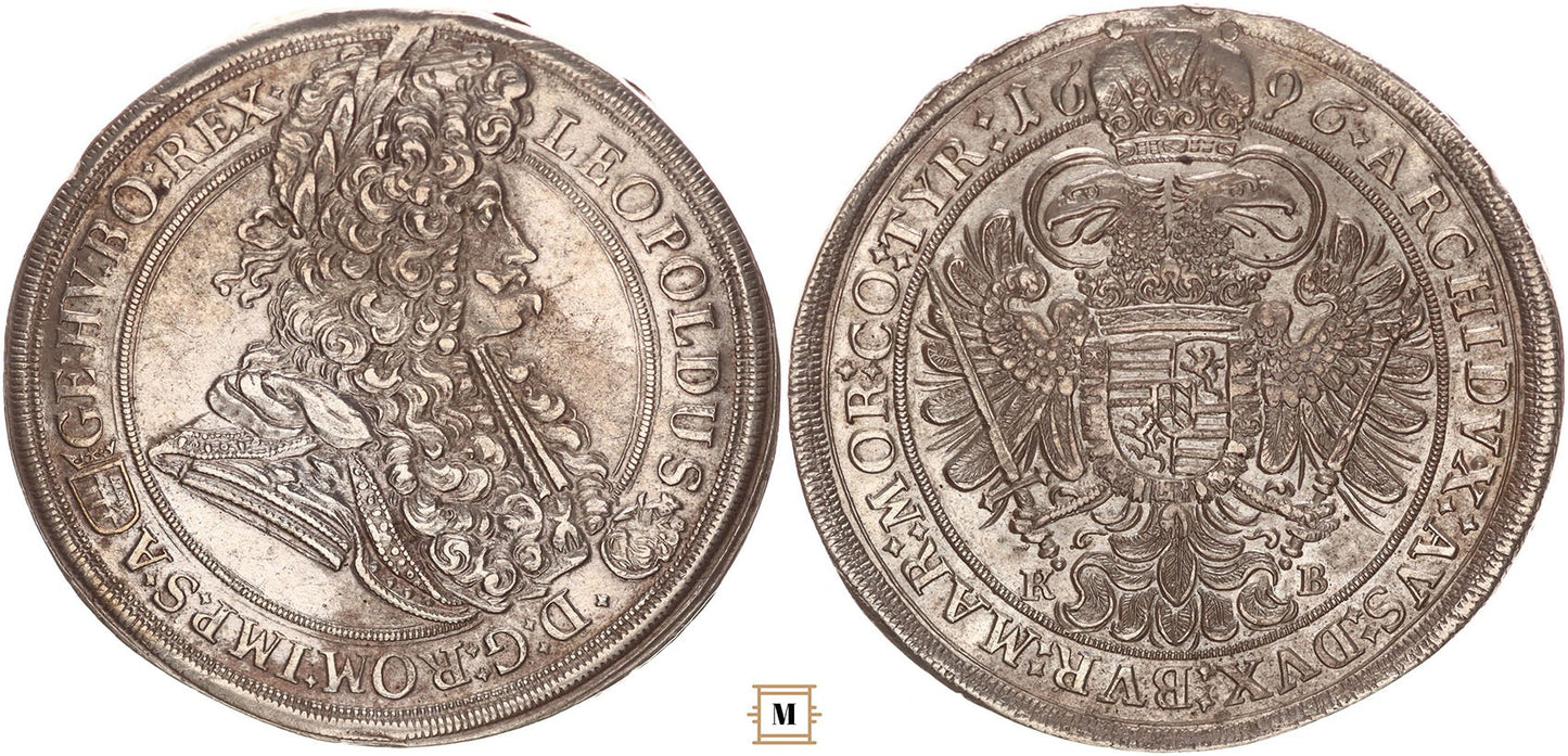 I. Lipót tallér 1696 KB