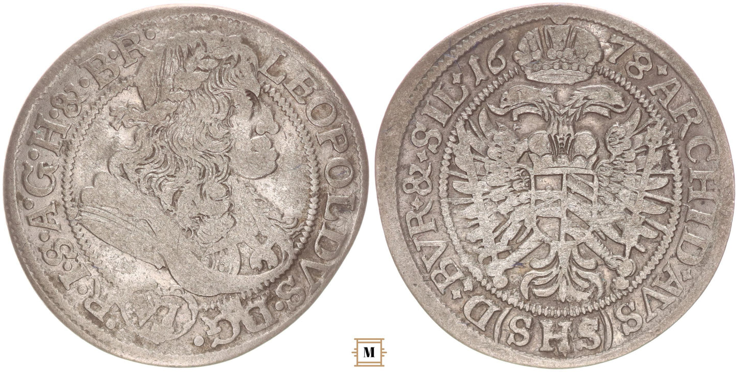I. Lipót VI krajcár 1678 SHS Breslau