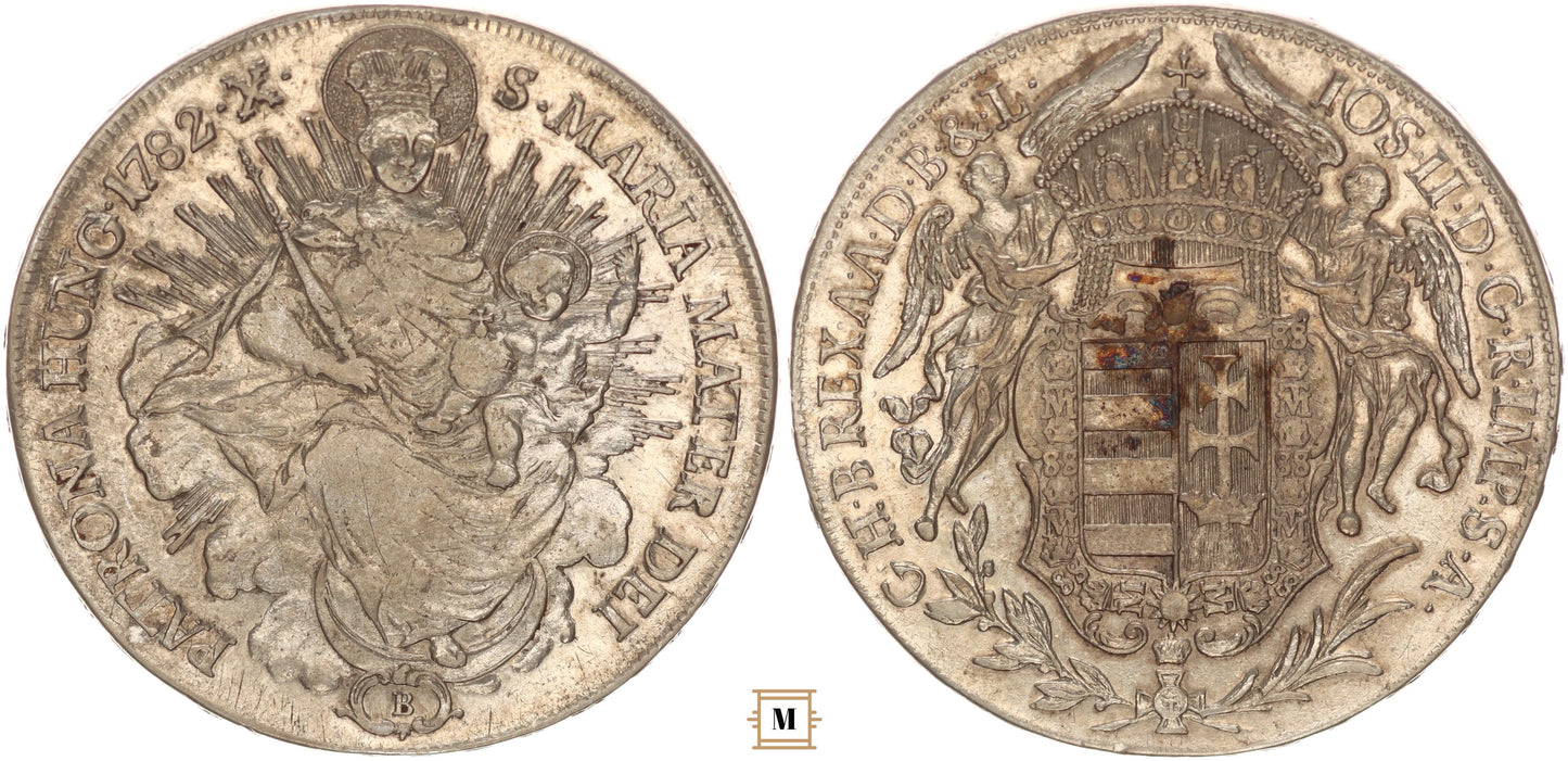 II. József tallér 1782 B