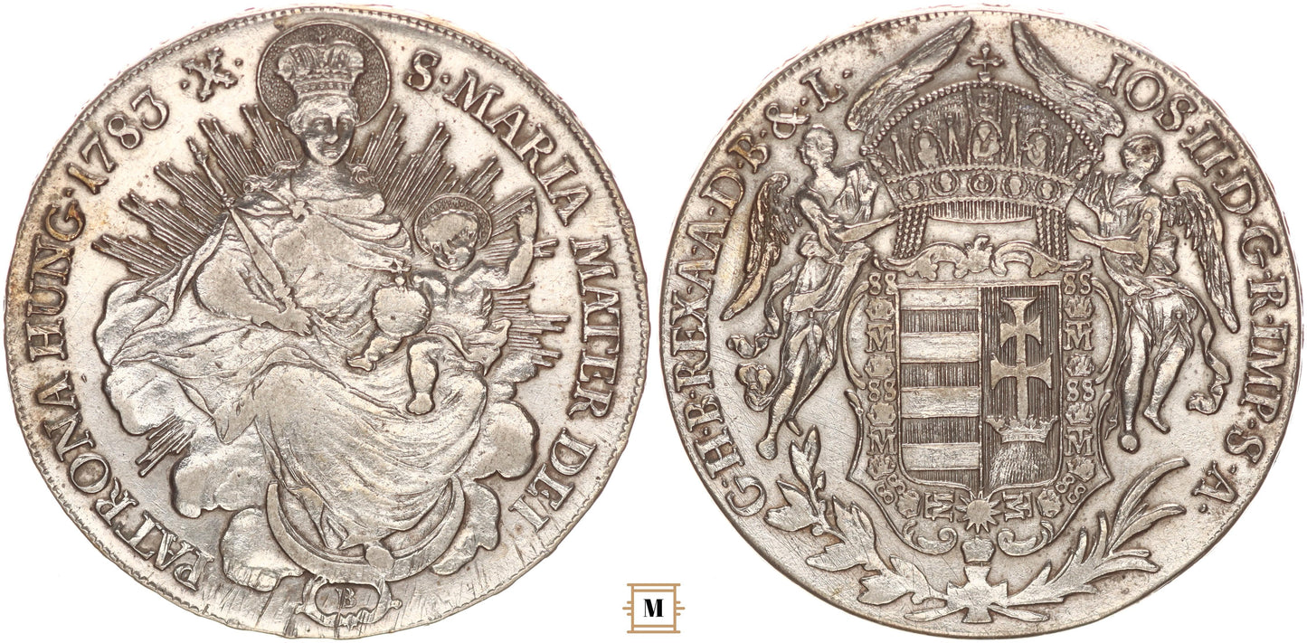 II. József tallér 1783 B