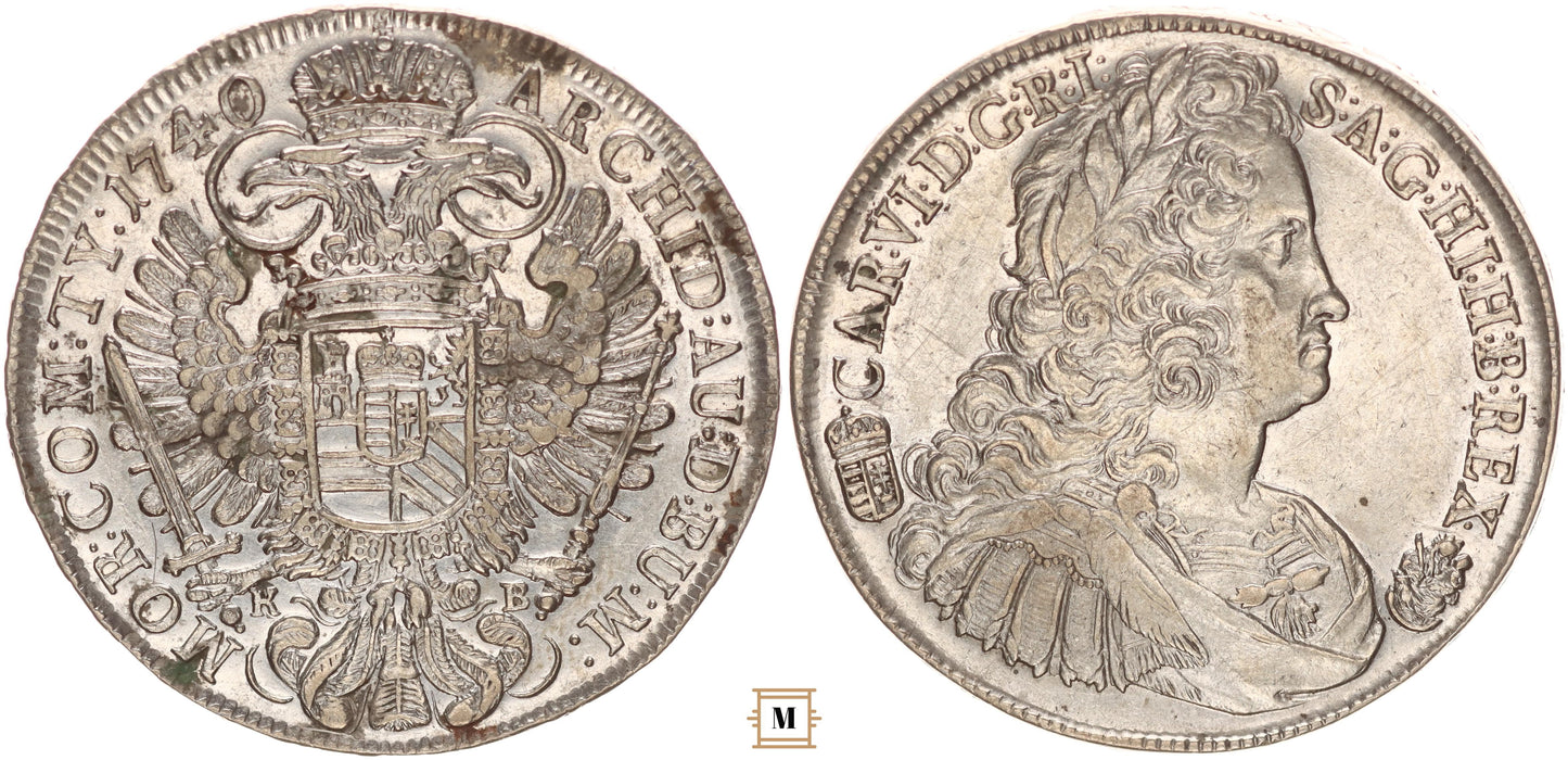III. Károly tallér 1740 KB