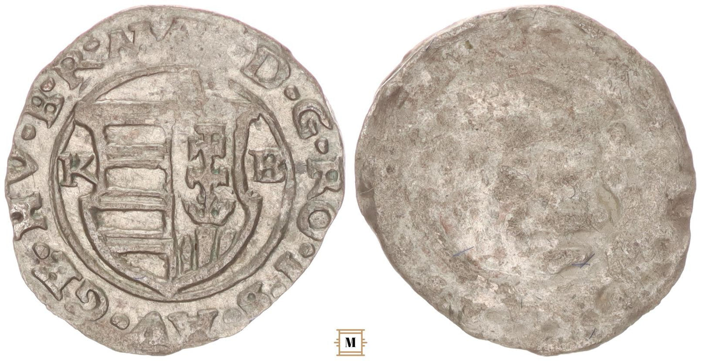 II.Mátyás 1608-1619 Denár ÉH 870 Incuse/!/