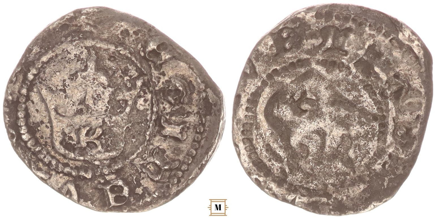 Mária 1382-1387/1395 Denár K ÉH Incuse /!/