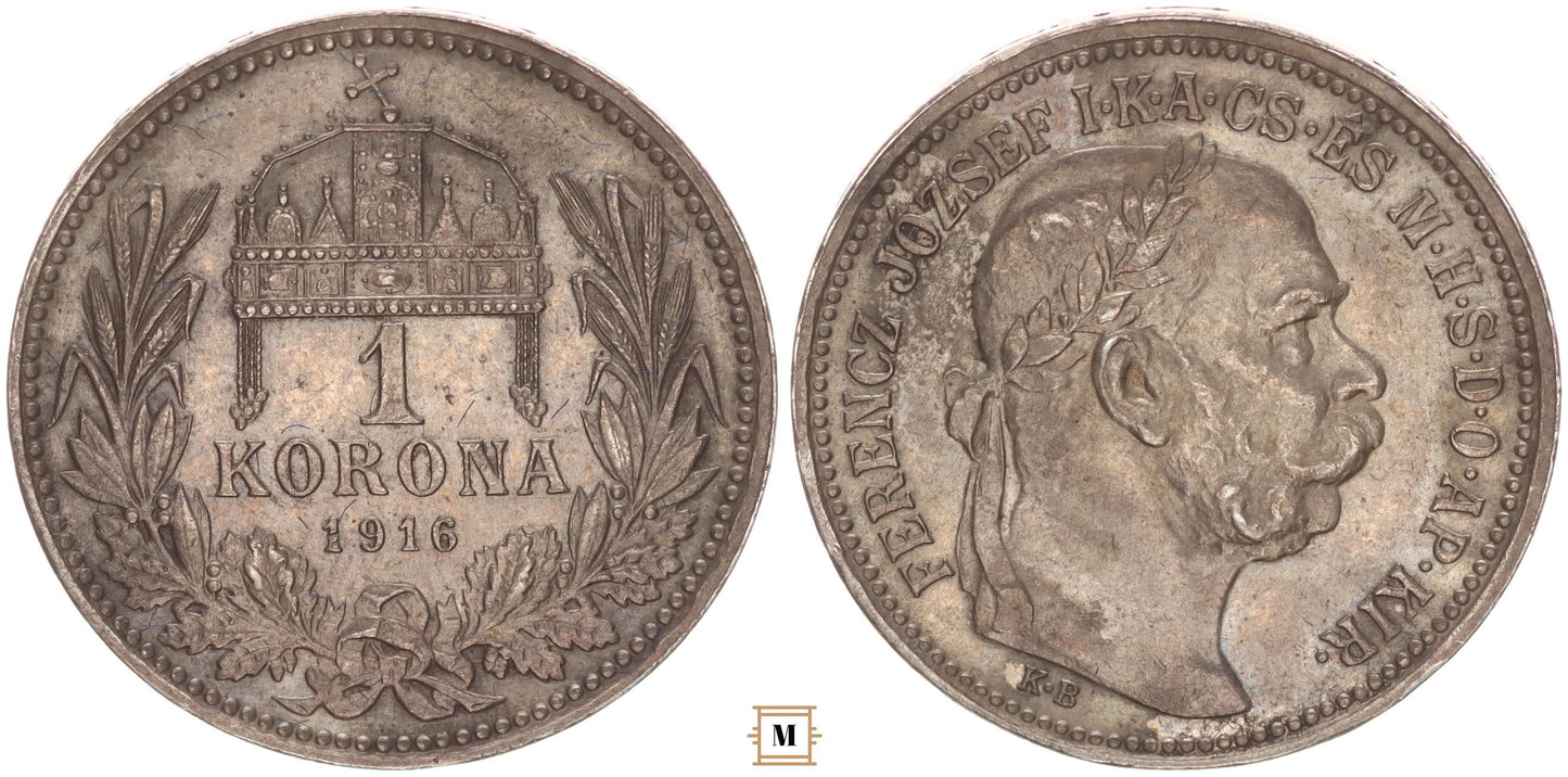 1 korona 1916 KB