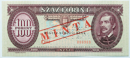 100 forint 1992 MINTA