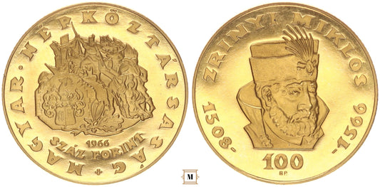 100 forint Zrínyi Miklós 1966 BP