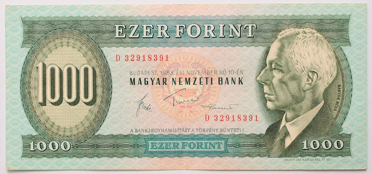 1000 forint 1983
