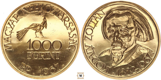 1000 forint Kodály 1967 BP