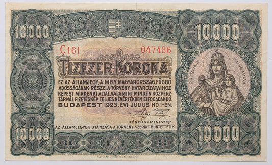 10000 korona 1923