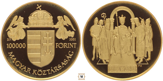 100000 forint Szent István 2001 BP