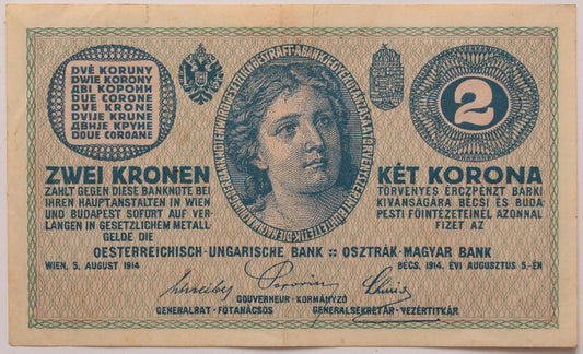 2 korona 1914