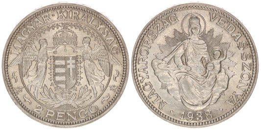 2 pengő 1938 BP