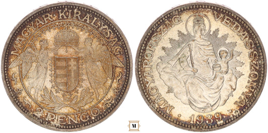 2 pengő 1939 BP