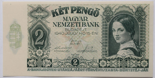 2 pengő 1940