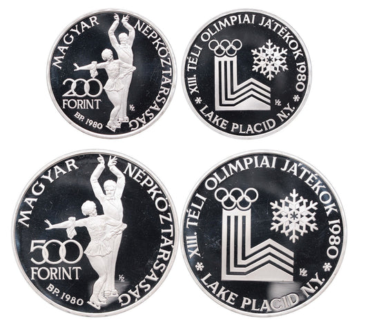 200-500 forint Lake Placid 1980 BP