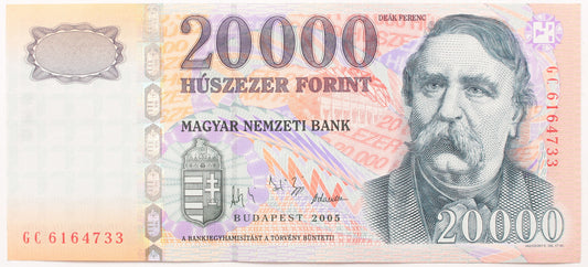 20000 forint 2005 GC