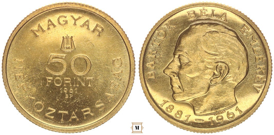50 forint Bartók Béla 1961 BP