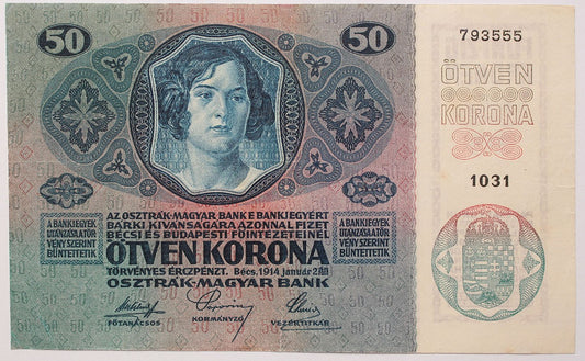 50 korona 1914