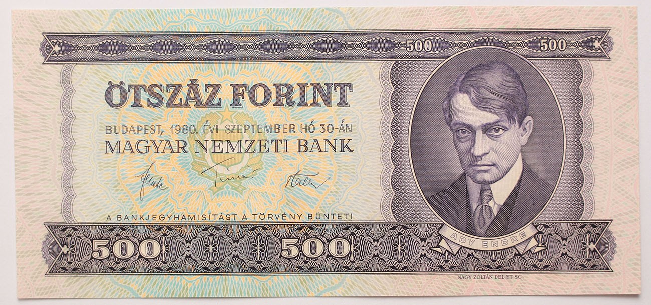 500 forint 1980