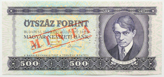 500 forint 1990 MINTA