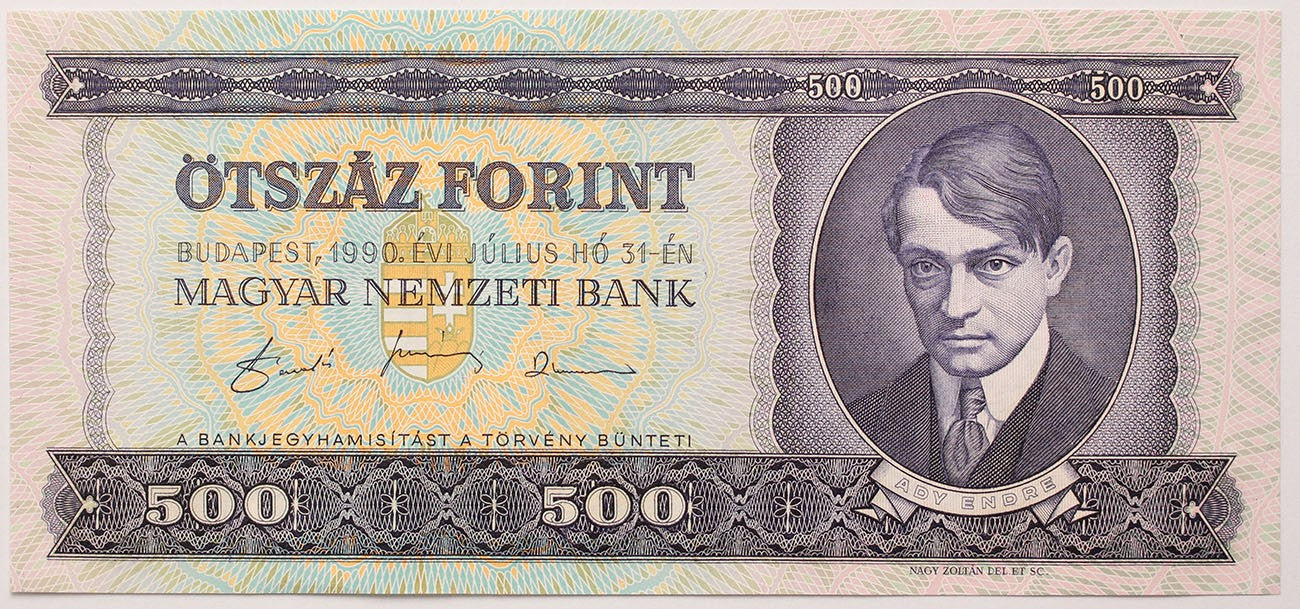 500 forint 1990