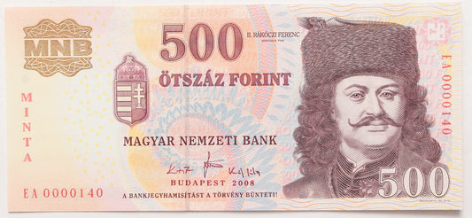 500 forint 2008 EA MINTA