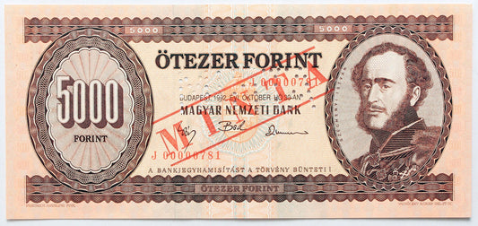 5000 forint 1992 MINTA
