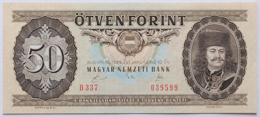 50 forint 1989 D sorozat