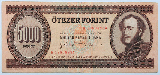 5000 forint 1995 K sorozat