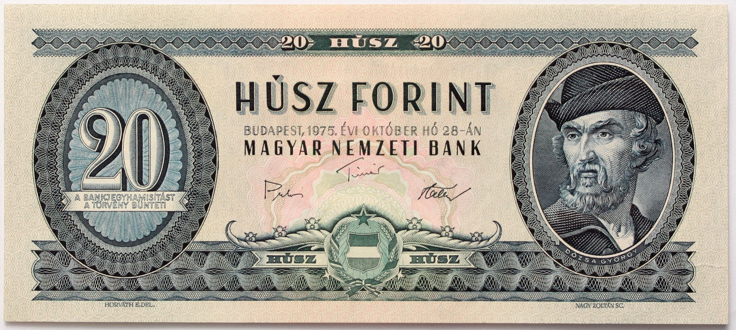 20 forint 1975 C sorozat